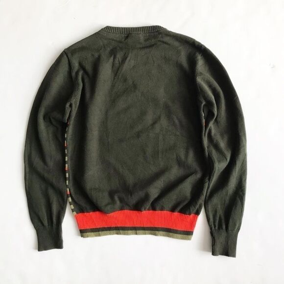 Bench stripe light knit crewneck sweater EUC 9-10Y - Picture 4 of 4